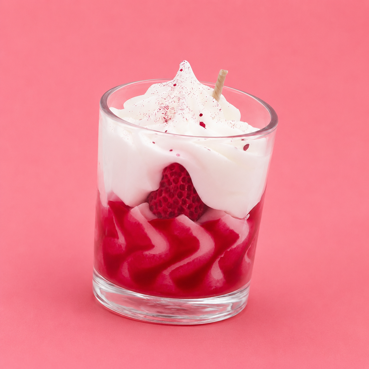 Fraise des bois - Petite Bougie Gourmande Artisanale