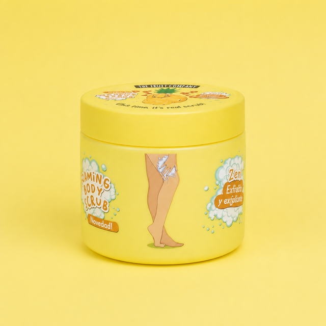Gommage Corps Moussant 2-en-1 Ananas – The Fruit Company – 250 ml
