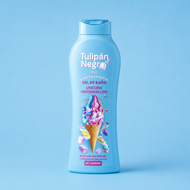 Gel Douche Unicorn Marshmallow – Tulipán Negro – 650 ml