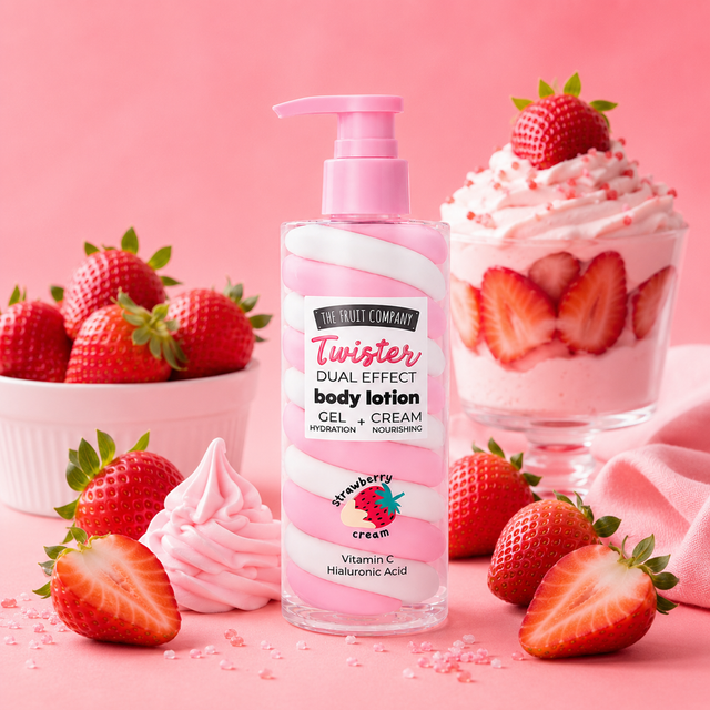 Lotion Corps Twister Fraise & Crème – The Fruit Company