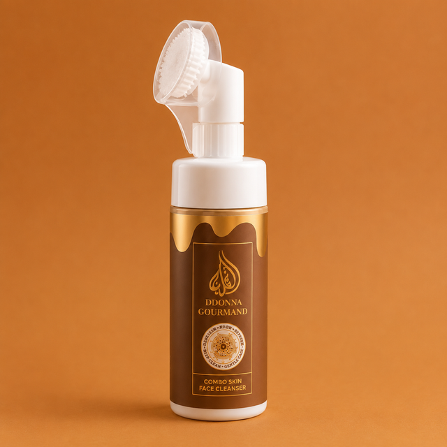 Mousse Nettoyante Visage Gourmande Caramel & Vanille D’Donna – 100 ml