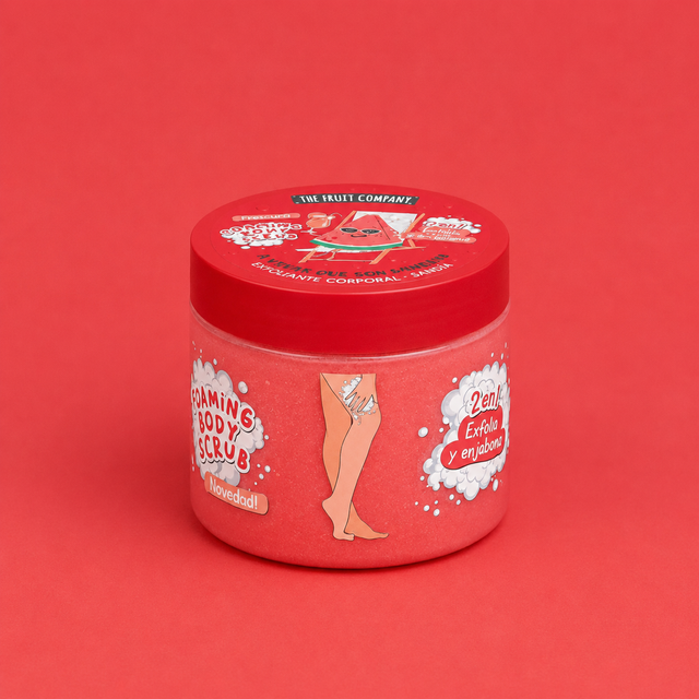Gommage Corps Moussant 2-en-1 Pastèque – The Fruit Company – 250 ml