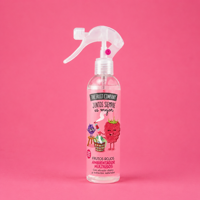 Spray d’Ambiance & Textile Fruits Rouges – The Fruit Company – 250 ml