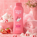 Gel Douche Fraise & Chantilly – Tulipán Negro – 650 ml