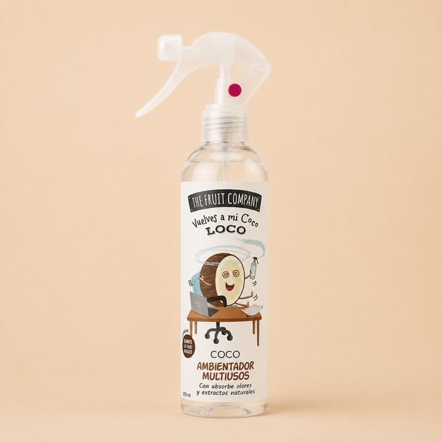 Spray Parfumé Ambiance & Textiles Coco – The Fruit Company – 250 ml